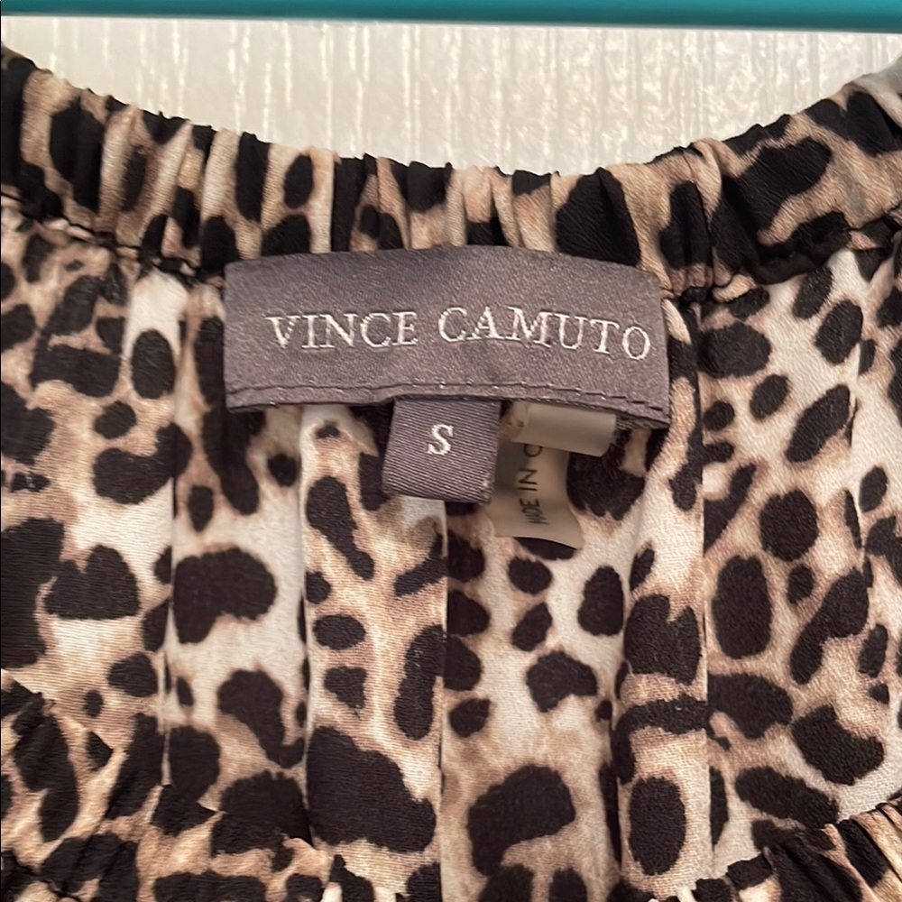 Vince Camuto Animal Print Blouse
